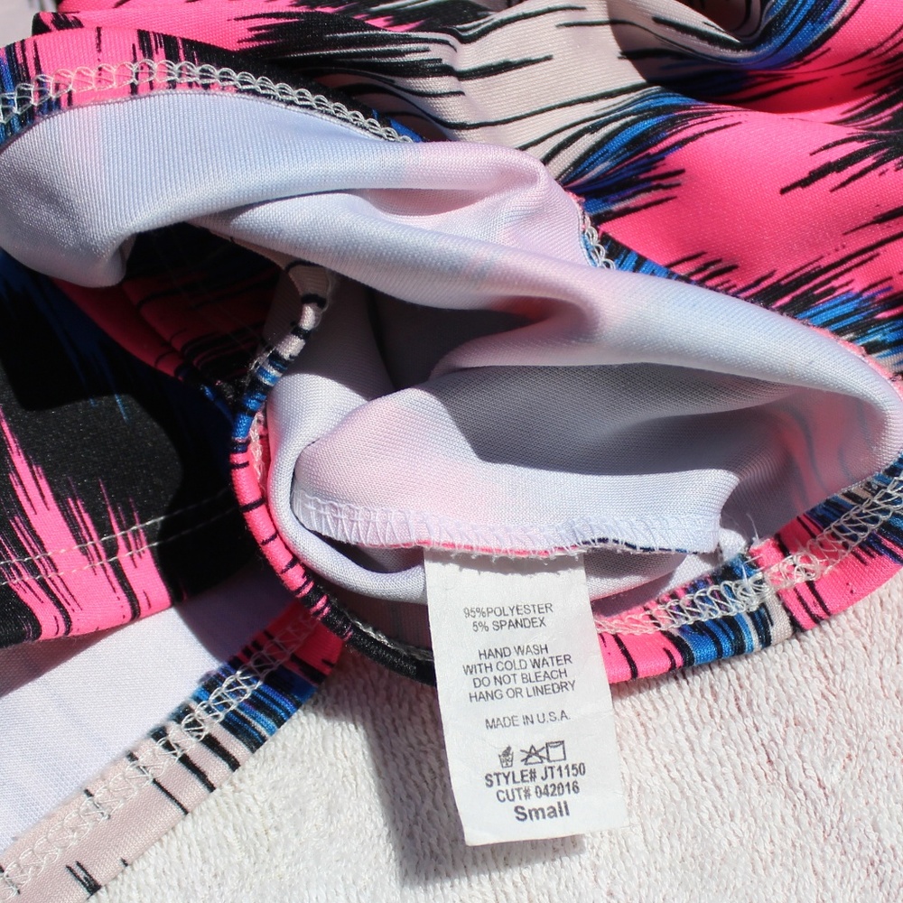 Multi-Colored Bodycon Stretch Mini Skirt Small - Picture 8 of 8